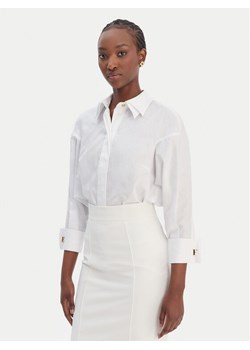 Elisabetta Franchi Koszula CA-141-61E2-V390 Biały Regular Fit ze sklepu MODIVO w kategorii Koszule damskie - zdjęcie 188860660