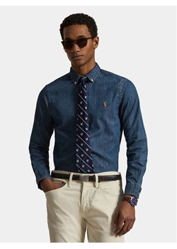 Polo Ralph Lauren Koszula Core Replen 710548539 Granatowy Slim Fit ze sklepu MODIVO w kategorii Koszule męskie - zdjęcie 188860671