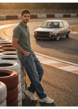 Sinsay - Bawełniana koszulka polo z haftem - zielony ze sklepu Sinsay w kategorii T-shirty męskie - zdjęcie 188861842