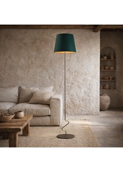 Lampa podłogowa do salonu w stylu urban jungle SURAT GOLD ze sklepu Lysne w kategorii Lampy podłogowe - zdjęcie 188861904