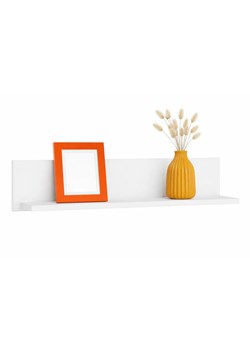 Wisząca biała półka ścienna B2-P37 ze sklepu Edinos.pl w kategorii Półki - zdjęcie 188862173