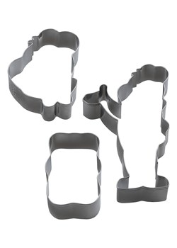 Zenker Foremki (3 szt.) w kolorze srebrnym ze sklepu Limango Polska w kategorii Akcesoria do pieczenia - zdjęcie 188863150