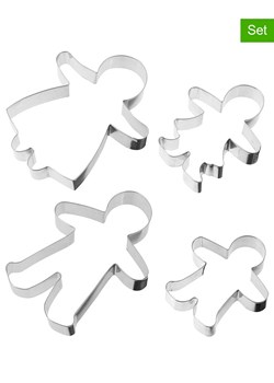 Zenker Foremki (4 szt.) w kolorze srebrnym do wycinania ciastek ze sklepu Limango Polska w kategorii Akcesoria do pieczenia - zdjęcie 188863210