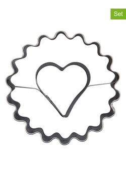 Zenker Foremki (2 szt.) w kolorze srebrnym do wycinania ciastek - Ø 5,4 cm ze sklepu Limango Polska w kategorii Akcesoria do pieczenia - zdjęcie 188863332