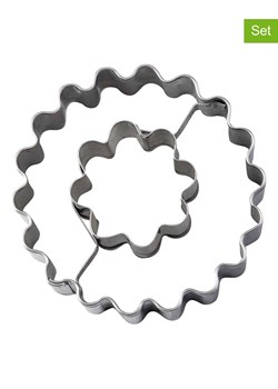 Zenker Foremki (2 szt.) w kolorze srebrnym do wycinania ciastek - Ø 5,4 cm ze sklepu Limango Polska w kategorii Akcesoria do pieczenia - zdjęcie 188863340