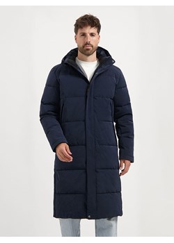 TRAVELIN' Płaszcz pikowany "Kalmar" w kolorze granatowym ze sklepu Limango Polska w kategorii Kurtki męskie - zdjęcie 188863473