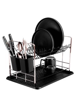 Berlinger Haus Ociekacz w kolorze różowozłoto-czarnym do naczyń - 32 x 48 x 29 cm ze sklepu Limango Polska w kategorii Akcesoria kuchenne - zdjęcie 188863653