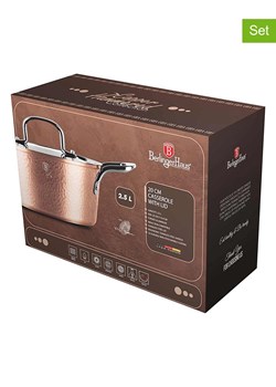 Berlinger Haus 2-częściowy zestaw "Hammered Copper" w kolorze miedzianym - Ø 20 cm ze sklepu Limango Polska w kategorii Garnki - zdjęcie 188863831