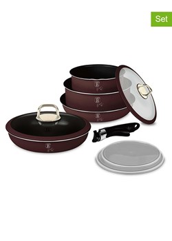 Berlinger Haus 9-częściowy zestaw "Leonardo Collection" w kolorze bordowym ze sklepu Limango Polska w kategorii Garnki - zdjęcie 188863884