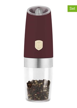 Berlinger Haus 2-częściowy zestaw "Gravity - Leonardo Collection" w kolorze bordowym ze sklepu Limango Polska w kategorii Młynki do soli i pieprzu - zdjęcie 188863951