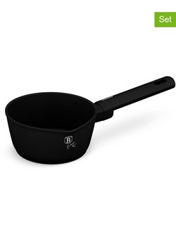 Berlinger Haus 2-częściowy zestaw "Matte Black Collection" w kolorze czarnym - Ø 16 cm ze sklepu Limango Polska w kategorii Garnki - zdjęcie 188863974