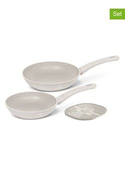 Berlinger Haus 3-częściowy zestaw "Cream-gold Collection" w kolorze kremowym ze sklepu Limango Polska w kategorii Garnki - zdjęcie 188864151