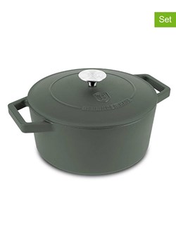 Berlinger Haus 2-częściowy zestaw "Cast Iron - Green Collection" - Ø 24 cm ze sklepu Limango Polska w kategorii Garnki - zdjęcie 188864294