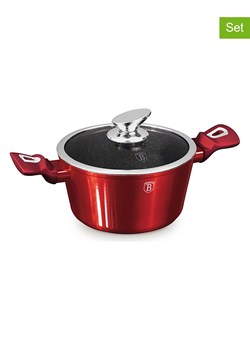 Berlinger Haus 2-częściowy zestaw "Metallic Line" w kolorze bordowym - Ø 20 cm ze sklepu Limango Polska w kategorii Garnki - zdjęcie 188864432