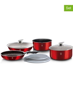 Berlinger Haus 9-częściowy zestaw "Metallic Line" w kolorze czerwonym ze sklepu Limango Polska w kategorii Garnki - zdjęcie 188864453