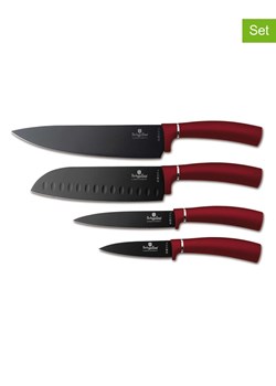 Berlinger Haus 4-częściowy zestaw noży "Metallic Line" w kolorze czerwonym ze sklepu Limango Polska w kategorii Noże kuchenne - zdjęcie 188864470