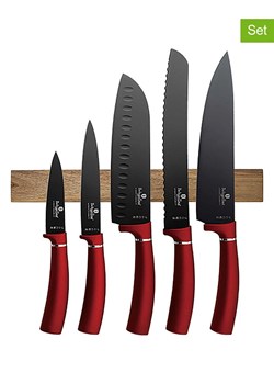 Berlinger Haus 6-częściowy zestaw w kolorze bordowo-czarnym ze sklepu Limango Polska w kategorii Noże kuchenne - zdjęcie 188864471