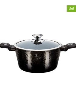 Berlinger Haus 2-częściowy zestaw "Primal Gloss Collection" w kolorze czarnym - Ø 24 cm ze sklepu Limango Polska w kategorii Garnki - zdjęcie 188864533