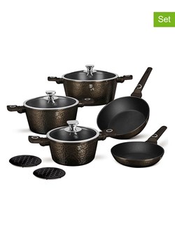 Berlinger Haus 10-częściowy zestaw "Primal Gloss Collection" w kolorze brązowym ze sklepu Limango Polska w kategorii Garnki - zdjęcie 188864541