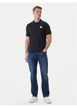 KARL LAGERFELD Polo 745015 562231 Granatowy Regular Fit ze sklepu MODIVO w kategorii T-shirty męskie - zdjęcie 188865071