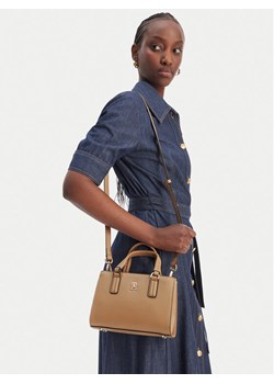 Tommy Hilfiger Torebka Th Daily Mini Tote AW0AW18379 Brązowy ze sklepu MODIVO w kategorii Kuferki - zdjęcie 188865132