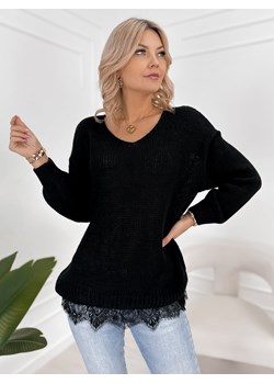 sweter lenox czarny one size ze sklepu UBRA w kategorii Swetry damskie - zdjęcie 188865930
