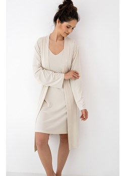 Sensis koszula nocna i szlafrok damski Julienne, Kolor jasnobeżowy, Rozmiar XS, SENSIS ze sklepu Intymna w kategorii Koszule nocne - zdjęcie 188866271