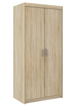 Klasyczna szafa dwudrzwiowa dąb sonoma - Parioni 4X ze sklepu Edinos.pl w kategorii Szafy - zdjęcie 188866282