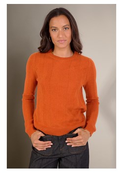 Perfect Cashmere Kaszmirowy sweter "Corva" w kolorze pomarańczowym ze sklepu Limango Polska w kategorii Swetry damskie - zdjęcie 188867450