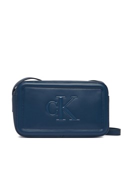 Torebka Calvin Klein Bold Ck Camera Bag LV04F3220G Niebieski ze sklepu eobuwie.pl w kategorii Listonoszki - zdjęcie 188867611
