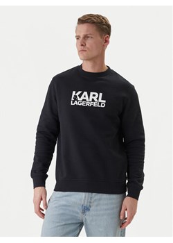 KARL LAGERFELD Bluza 705780 562917 Granatowy Regular Fit ze sklepu MODIVO w kategorii Bluzy męskie - zdjęcie 188868932