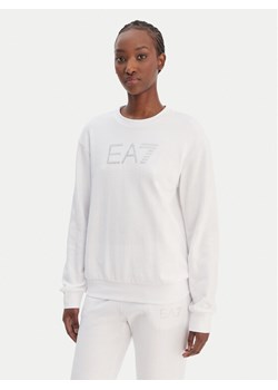 EA7 Emporio Armani Bluza 7W000953 AF15831 U0002 Biały Regular Fit ze sklepu MODIVO w kategorii Bluzy damskie - zdjęcie 188868954