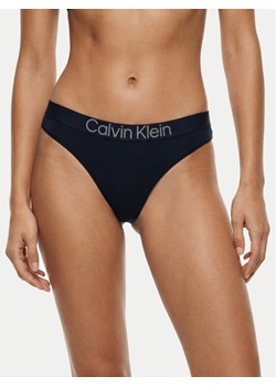 Calvin Klein Underwear Stringi LV00QD5292 Granatowy ze sklepu MODIVO w kategorii Majtki damskie - zdjęcie 188868960