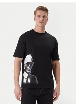 KARL LAGERFELD T-Shirt 755170 562251 Czarny Loose Fit ze sklepu MODIVO w kategorii T-shirty męskie - zdjęcie 188868982