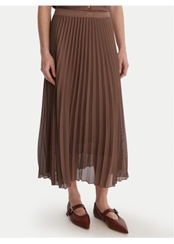 Marella Spódnica plisowana Gabbia 2613101085 Brązowy Regular Fit ze sklepu MODIVO w kategorii Spódnice - zdjęcie 188869023