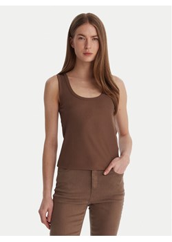 Marella Top Orata 2613941015 Brązowy Slim Fit ze sklepu MODIVO w kategorii Bluzki damskie - zdjęcie 188869063