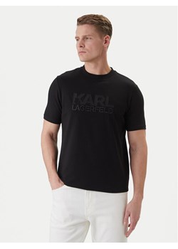 KARL LAGERFELD T-Shirt 755035 562221 Czarny Regular Fit ze sklepu MODIVO w kategorii T-shirty męskie - zdjęcie 188869130