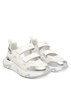 KARL LAGERFELD Sneakersy Blaze KL62406 Biały ze sklepu MODIVO w kategorii Buty sportowe damskie - zdjęcie 188869150