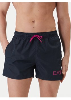 EA7 Emporio Armani Szorty kąpielowe 7M002000 AF13049 MB501 Granatowy Regular Fit ze sklepu MODIVO w kategorii Kąpielówki - zdjęcie 188869164