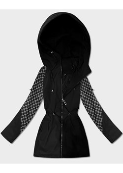 Damska kurtka z monogramem Goodlookin czarna (KK60412-1#) ze sklepu goodlookin.pl w kategorii Kurtki damskie - zdjęcie 188870571