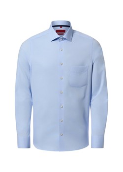 Finshley & Harding Męska koszula biznesowa Mężczyźni Slim Fit Bawełna (100%) jasnoniebieski w paski ze sklepu vangraaf w kategorii Koszule męskie - zdjęcie 188870924