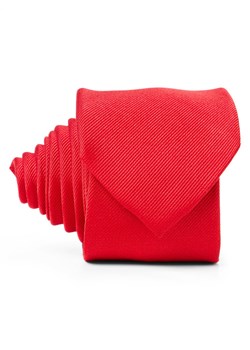 Andrew James Jedwabny krawat męski Mężczyźni czerwony jednolity ze sklepu vangraaf w kategorii Krawaty - zdjęcie 188870951