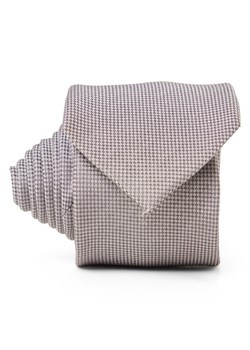 Andrew James Krawat z zawartością jedwabiu Mężczyźni Bawełna srebrny wypukły wzór tkaniny ze sklepu vangraaf w kategorii Krawaty - zdjęcie 188870961