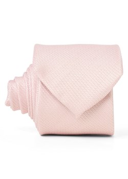 Andrew James Krawat z zawartością jedwabiu Mężczyźni Bawełna różowy wypukły wzór tkaniny ze sklepu vangraaf w kategorii Krawaty - zdjęcie 188870980