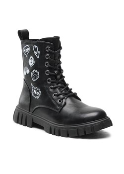 Kozaki Nelli Blu CS5827-12 Czarny ze sklepu eobuwie.pl w kategorii Buty zimowe dziecięce - zdjęcie 188871014