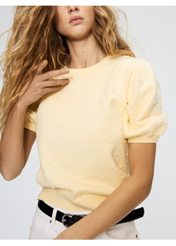 Reserved - Sweter z aplikacjami - jasnożółty ze sklepu Reserved w kategorii Swetry damskie - zdjęcie 188871940