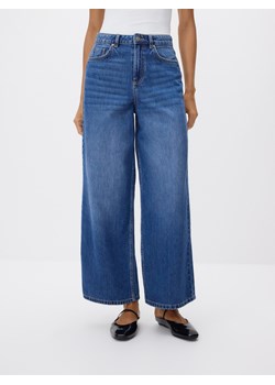 Reserved - Jeansy wide leg - niebieski ze sklepu Reserved w kategorii Jeansy damskie - zdjęcie 188872102