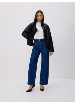 Reserved - Jeansy z szeroką nogawką - niebieski ze sklepu Reserved w kategorii Jeansy damskie - zdjęcie 188872512