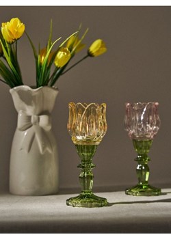 Sinsay - Szklany świecznik - błękitny ze sklepu Sinsay w kategorii Świeczniki - zdjęcie 188874663