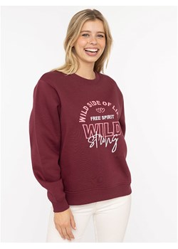 Zwillingsherz Bluza "Wild Side" w kolorze bordowym ze sklepu Limango Polska w kategorii Bluzy damskie - zdjęcie 188874981